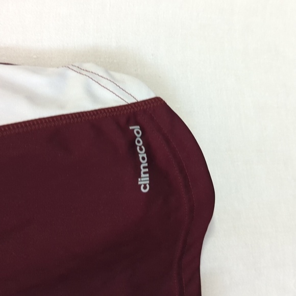 Adidas Maroon Racerback ClimaCool Tank Size Extra Small - Picture 5 of 5